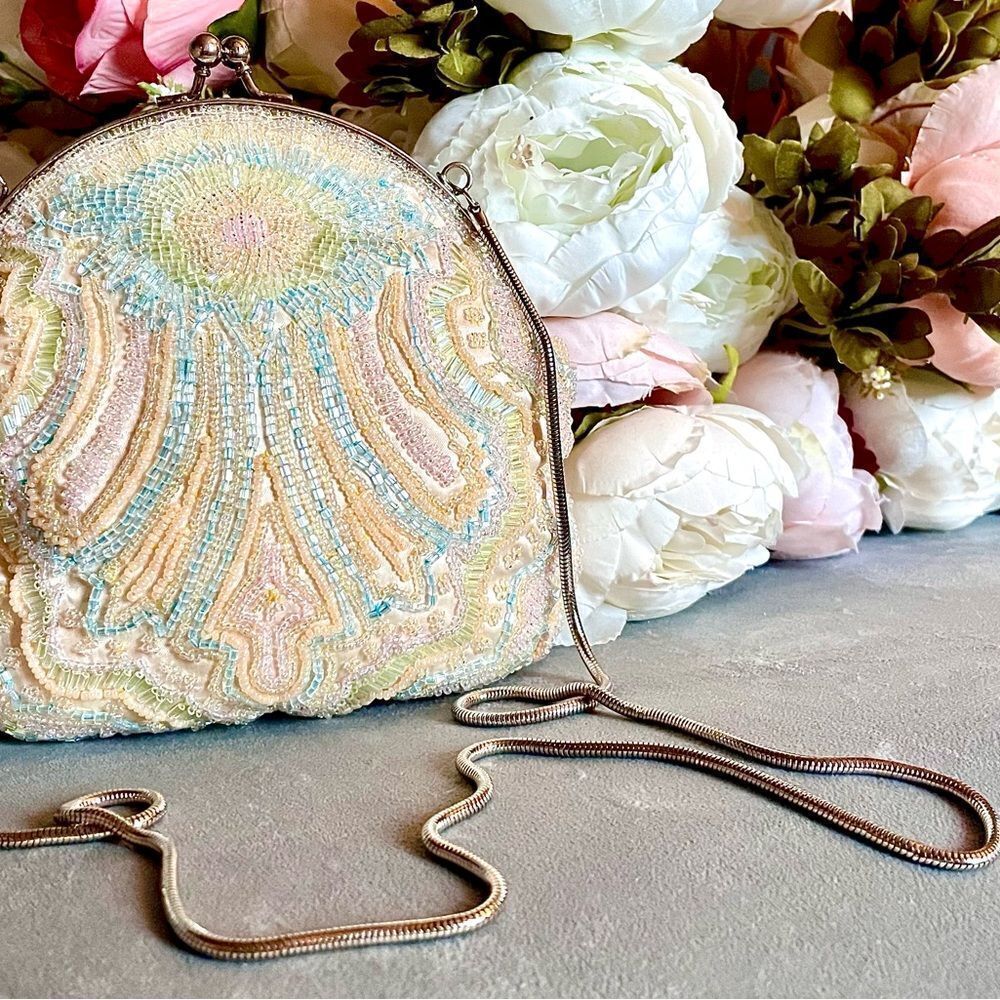 💗 Gorgeous vintage kiss lock purse by Walborg,coquette - Picture 17 of 17